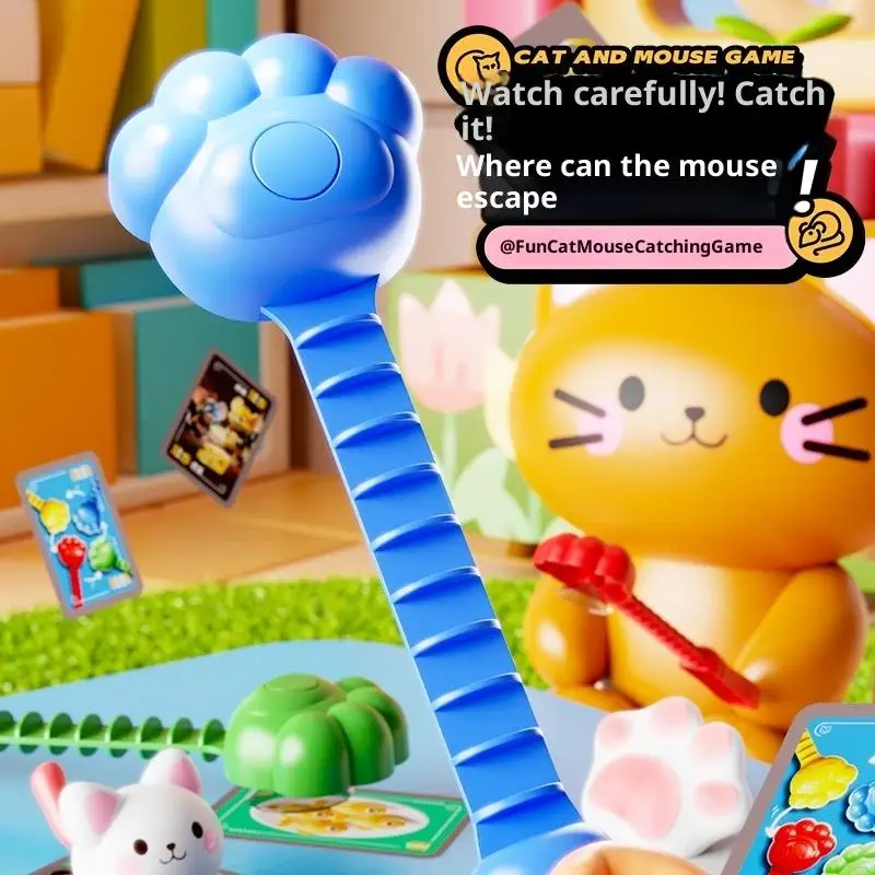 New Fun Cat And Mouse Playing Strategy Toy Tabletop Creative Family Parent-child Interaction Board Games Toys
New Fun Cat And Mouse Playing Strategy Toy Tabletop Creative Family Parent-child Interaction Board Games Toys