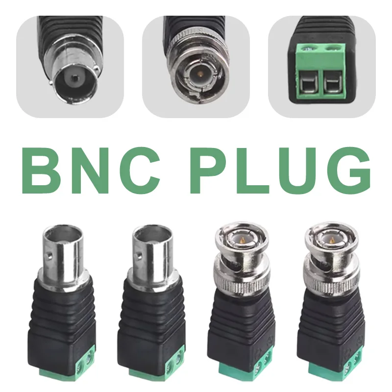4/10Pcs BNC Q9 Male Plug Female Socket Adapter 2Pin Screw Terminal Audio Speaker Video CCTV Surveillance Camera Connector
4/10Pcs BNC Q9 Male Plug Female Socket Adapter 2Pin Screw Terminal Audio Speaker Video CCTV Surveillance Camera Connector