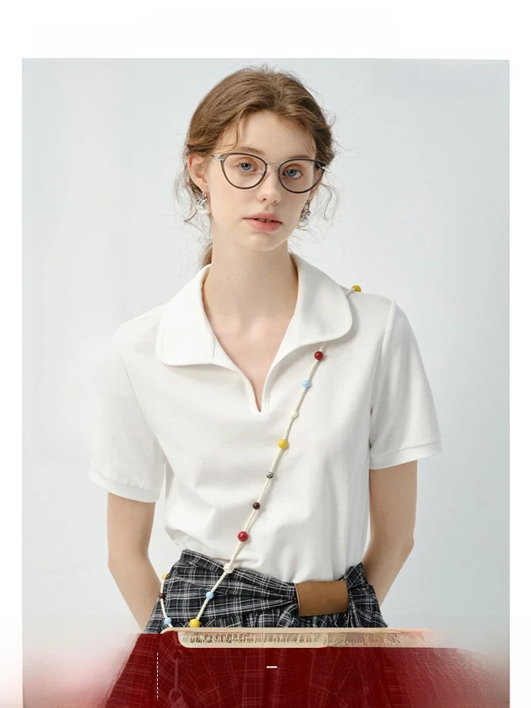 Женская футболка VEGA CHANG с коротким рукавом, однотонная, повседневная, универсальная, летняя коллекция 2026, топ до плеч
Женская футболка VEGA CHANG с коротким рукавом, однотонная, повседневная, универсальная, летняя коллекция 2026, топ до плеч