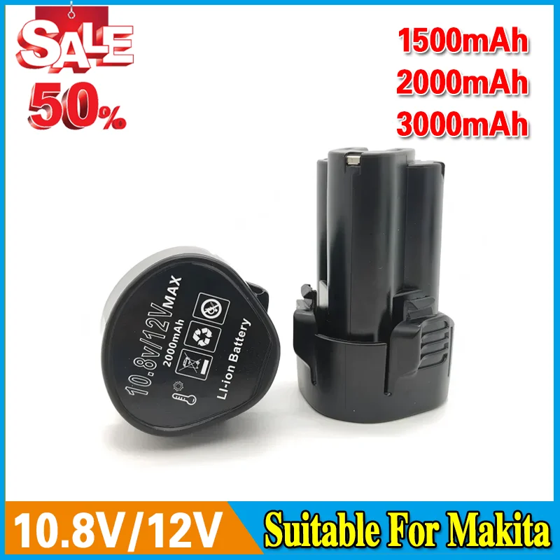 Premium 10.8V/12V 4.0Ah Lithium-ion Rechargeable Battery Pack, Life, Compatible with Makita BL1013
Premium 10.8V/12V 4.0Ah Lithium-ion Rechargeable Battery Pack, Life, Compatible with Makita BL1013