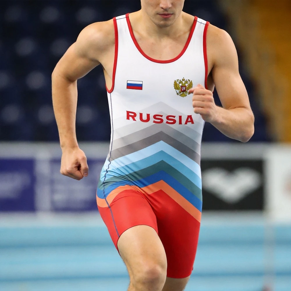 Wrestling Singlet Suit Men's Leotard One Piece Sleeveless Undershirt GYM Triathlon Fitness Singlet Powerlifting Bodysuit
Wrestling Singlet Suit Men's Leotard One Piece Sleeveless Undershirt GYM Triathlon Fitness Singlet Powerlifting Bodysuit