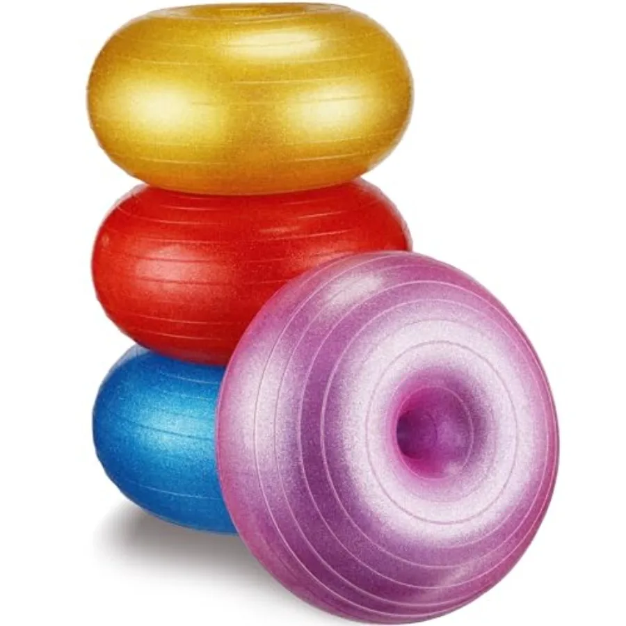 4 Pcs Flexible Seating for Classroom Elementary Yoga Ball Chair Inflatable Donut Ball Chair with Pump for Adults Sensory Balanc
4 Pcs Flexible Seating for Classroom Elementary Yoga Ball Chair Inflatable Donut Ball Chair with Pump for Adults Sensory Balanc