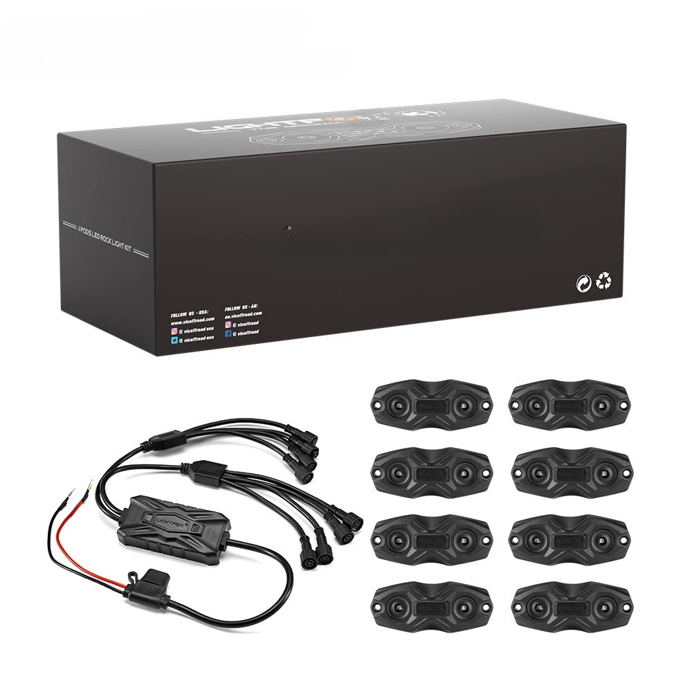 One to eight car chassis lights, car decoration lights APP remote control bottom modification lights
One to eight car chassis lights, car decoration lights APP remote control bottom modification lights
