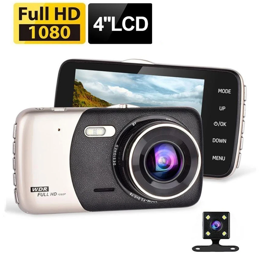 Car DVR Full HD 1080P Dash Cam Rear View Vehicle Camera Drive Video Recorder Night Vision Auto Dashcam G-sensor Car Accessories
Car DVR Full HD 1080P Dash Cam Rear View Vehicle Camera Drive Video Recorder Night Vision Auto Dashcam G-sensor Car Accessories