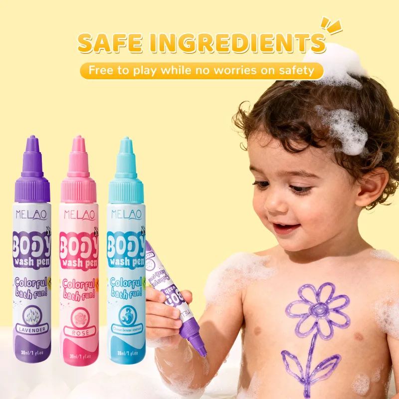 Shower Gel Children's Bath Pen Long Lasting Moisturizing Smooth Gentle Foam Body Deeply Cleansing Bathing Toys Bath Product 30ml
Shower Gel Children's Bath Pen Long Lasting Moisturizing Smooth Gentle Foam Body Deeply Cleansing Bathing Toys Bath Product 30ml