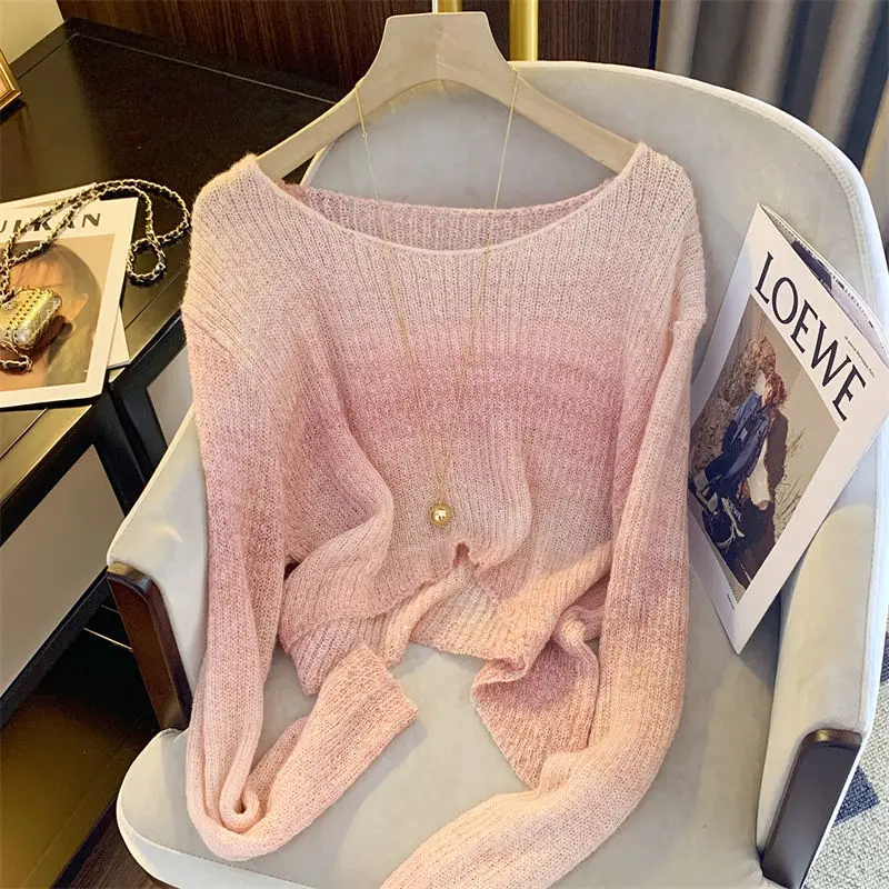 Sexy Solid Color Thin Women's Sweater Vintage Hollow V-neck Knitted Pullover Spring Loose Sweatshirt Korean Y2k Jumper Top N858
Sexy Solid Color Thin Women's Sweater Vintage Hollow V-neck Knitted Pullover Spring Loose Sweatshirt Korean Y2k Jumper Top N858