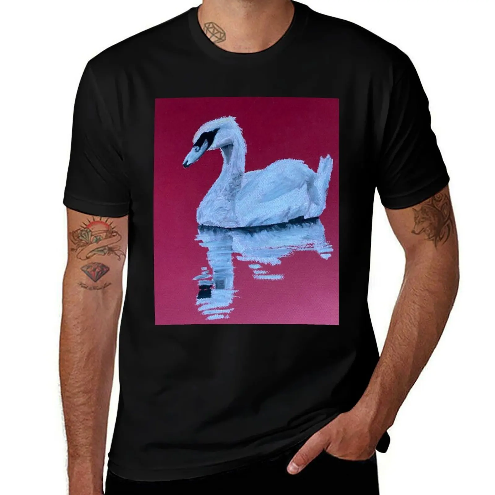 Swan Reflection on Red T-Shirt essential t shirt korean fashion heavyweights plain t shirts men
Swan Reflection on Red T-Shirt essential t shirt korean fashion heavyweights plain t shirts men
