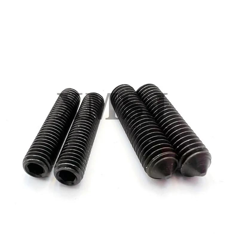 1/10/50 M6 M8 M10 M12 M16 DIN914 Black grade 12.9 steel Hex Hexagon Socket Cone Point Grub Set Screw Allen Head Tapered End Bolt
1/10/50 M6 M8 M10 M12 M16 DIN914 Black grade 12.9 steel Hex Hexagon Socket Cone Point Grub Set Screw Allen Head Tapered End Bolt