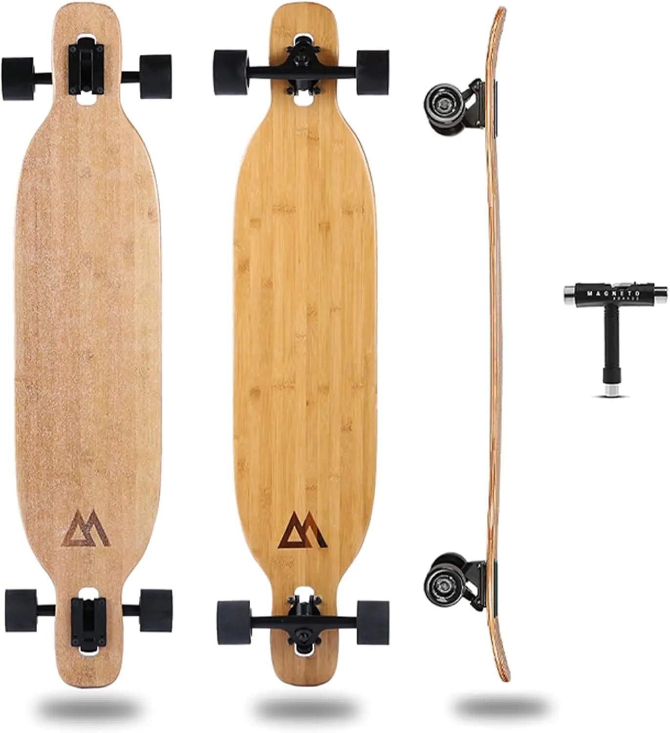 Bamboo Drop Through Longboard for Cruising, Carving, Freestyle, Downhill, Dancing
Bamboo Drop Through Longboard for Cruising, Carving, Freestyle, Downhill, Dancing