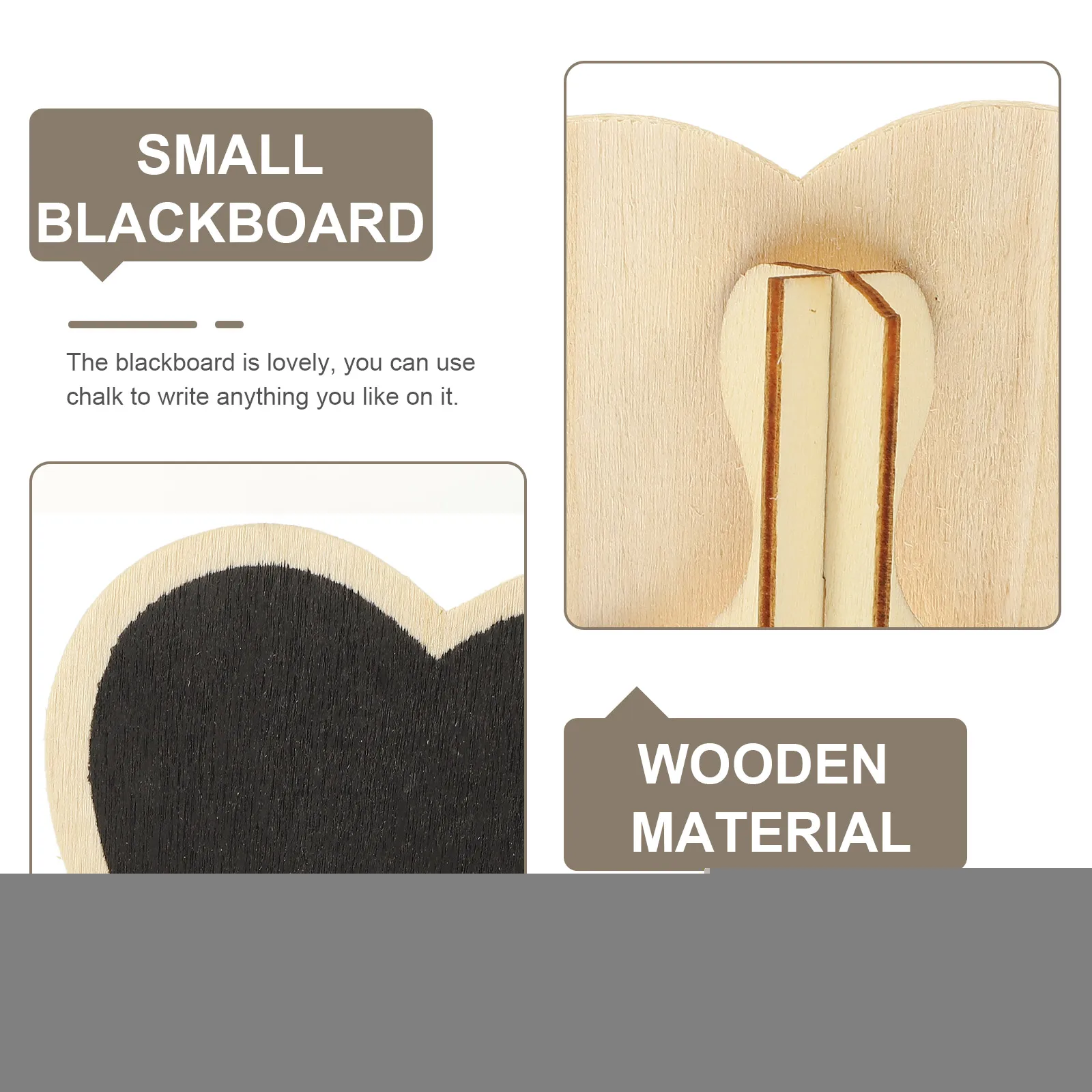 10Pcs Heart Shaped Chalkboard Mini Signs Erasable Wood Small for Wedding Home Office Decor Practical Letter Board
10Pcs Heart Shaped Chalkboard Mini Signs Erasable Wood Small for Wedding Home Office Decor Practical Letter Board