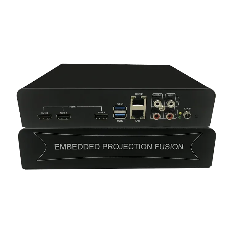 Hot Sale 1 in 3 Out RS232 Support 3D 4K Multi Projection Fusion Server Professional Audio Video & Lighting
Hot Sale 1 in 3 Out RS232 Support 3D 4K Multi Projection Fusion Server Professional Audio Video & Lighting