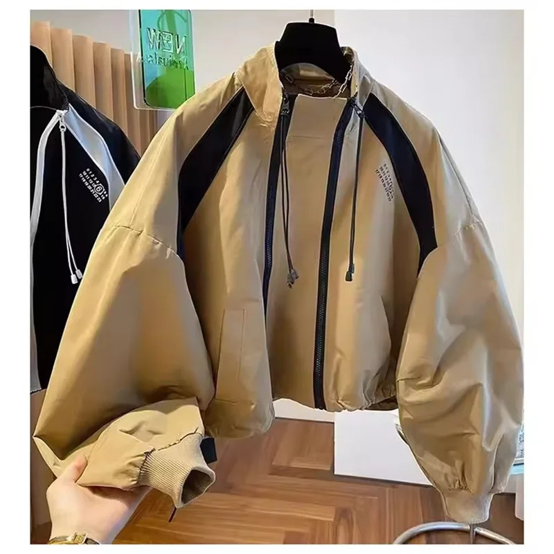 Double zipper Jacket Women 2025 New Autumn Korean Fashion Long Sleeve Casual Contrast Short Trench Coat Female Outwear Tops Lady
Double zipper Jacket Women 2025 New Autumn Korean Fashion Long Sleeve Casual Contrast Short Trench Coat Female Outwear Tops Lady