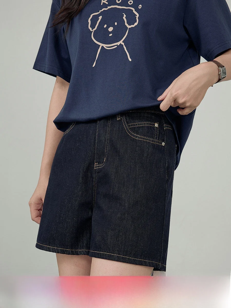 High Waist Denim Shorts Women's Loose Wide Leg Pants Summer New Style A-Line Loose Fit Jeans Versatile High Waist Shorts
High Waist Denim Shorts Women's Loose Wide Leg Pants Summer New Style A-Line Loose Fit Jeans Versatile High Waist Shorts