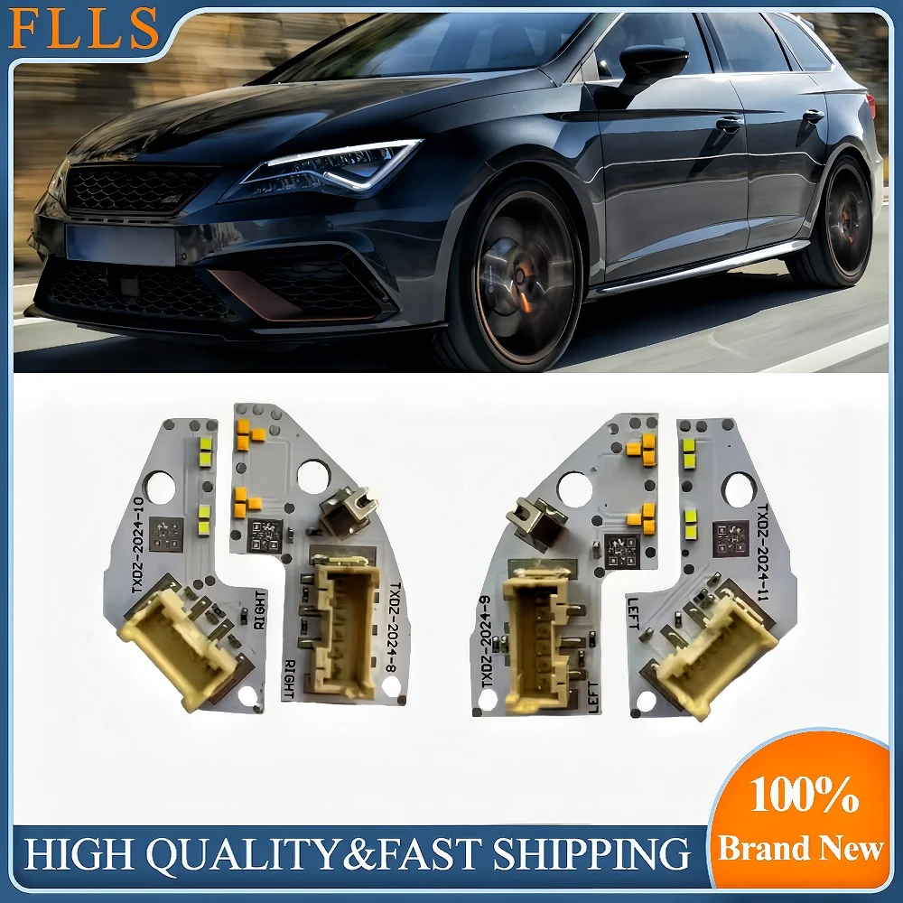 White DRL LED Boards LED Headlight Daytime Running Light Modules For 2017 2018 Seat Leon MK3.5 Cupra R 5F0941475A 5F0941476A
White DRL LED Boards LED Headlight Daytime Running Light Modules For 2017 2018 Seat Leon MK3.5 Cupra R 5F0941475A 5F0941476A