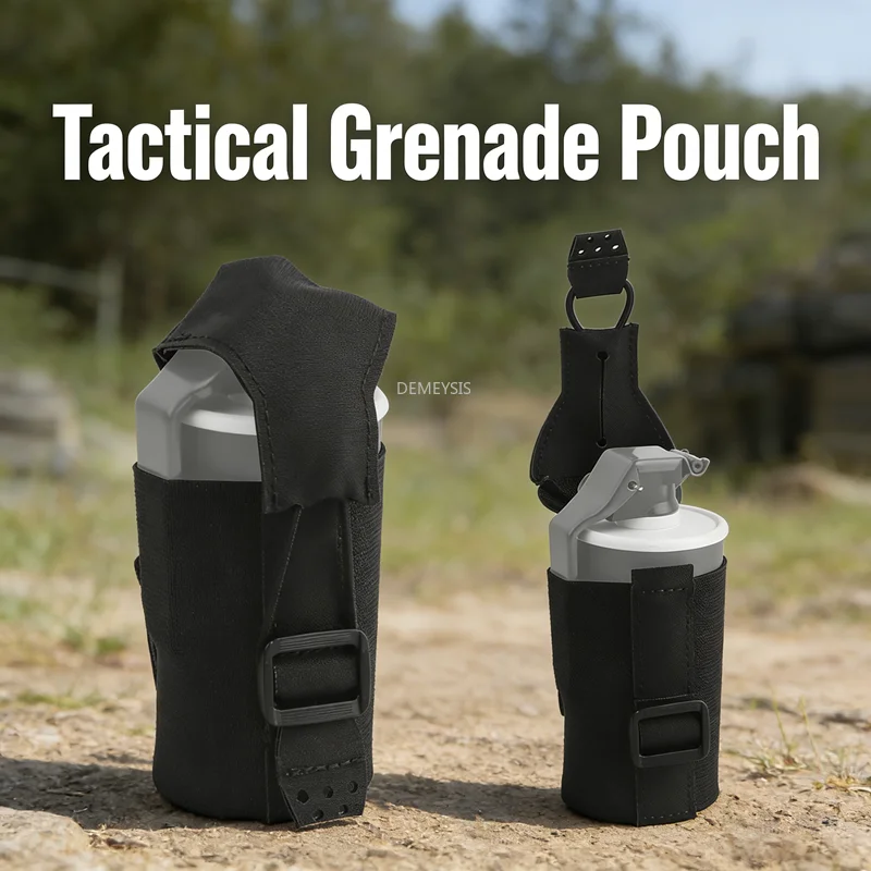 Tactical Smoke Grenade Pouch MOLLE Bag Elastic Tab/Fixed Outdoor Hunting Airsoft Training Gear Flashlight Knife Pocket
Tactical Smoke Grenade Pouch MOLLE Bag Elastic Tab/Fixed Outdoor Hunting Airsoft Training Gear Flashlight Knife Pocket