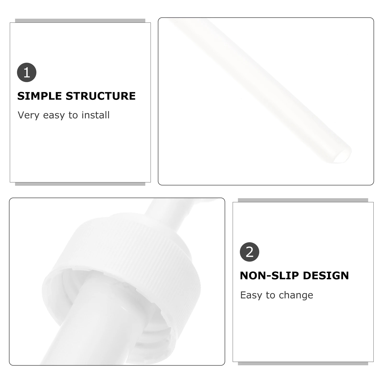 10 Pcs Heads White Plastic 3 3cm Press Down Dispenser Lotion Bottle Pump Accessory Replacement for Bottle Pump Soap
10 Pcs Heads White Plastic 3 3cm Press Down Dispenser Lotion Bottle Pump Accessory Replacement for Bottle Pump Soap