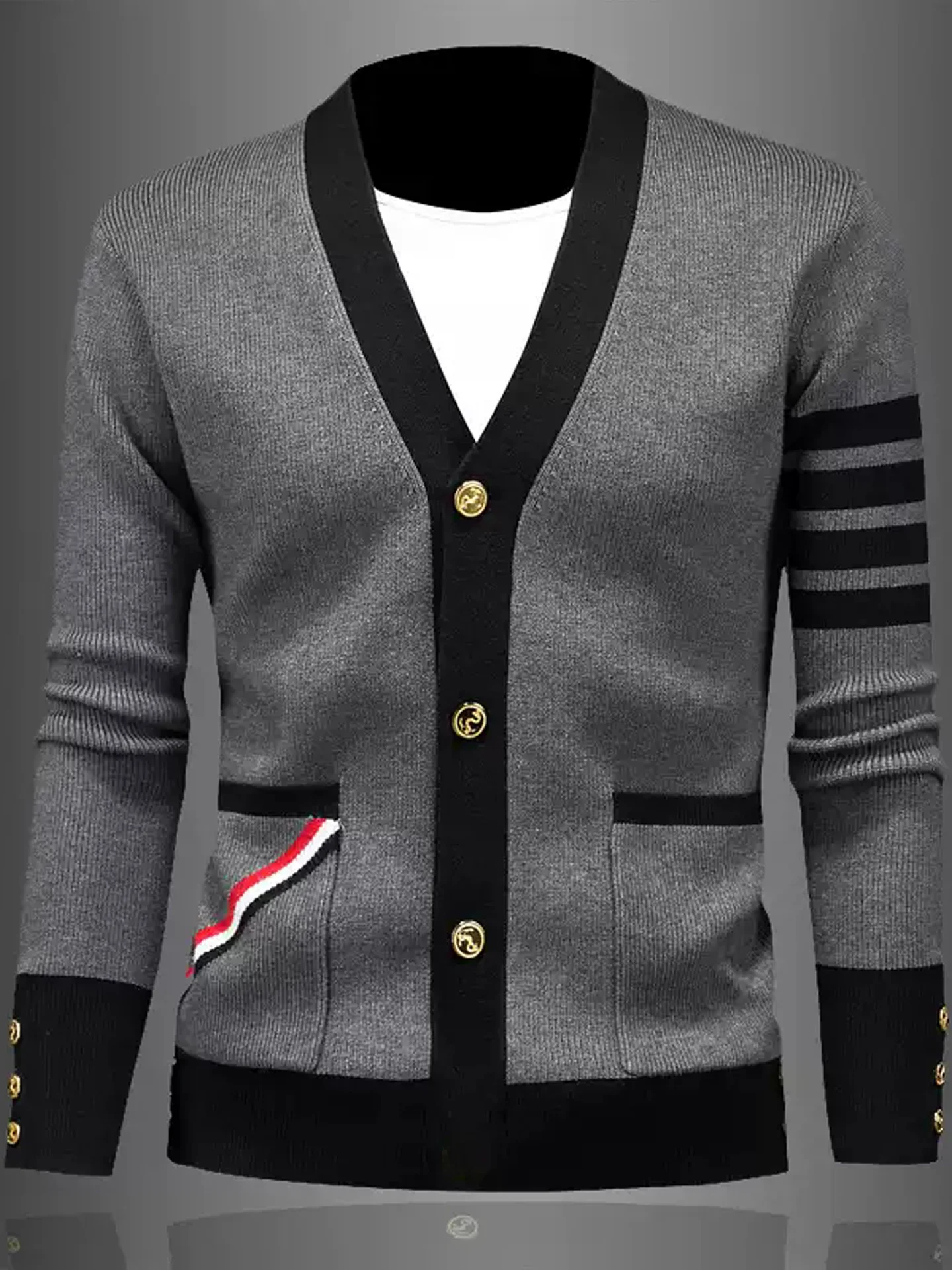 Кардиган-свитер ZhanChao: Мужской модный приталенный повседневный молодежный жакет из шерстяной пряжи для зимнего сезона
Кардиган-свитер ZhanChao: Мужской модный приталенный повседневный молодежный жакет из шерстяной пряжи для зимнего сезона