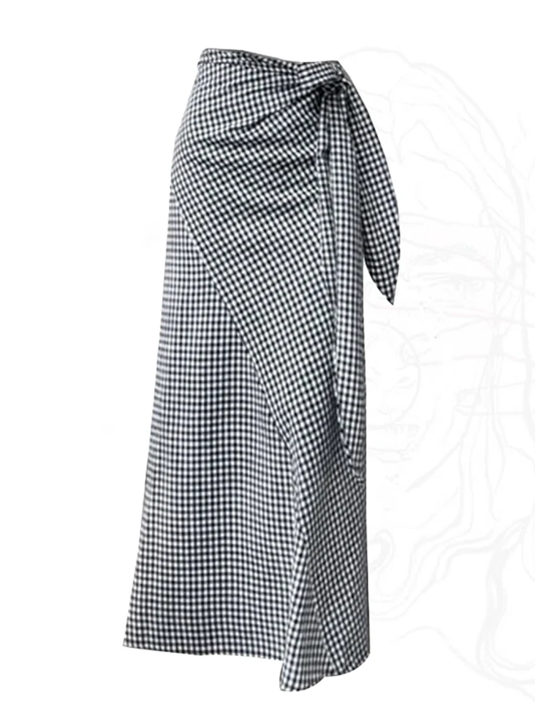Autumn Women French Vintage Midi Plaid Skirt Aesthetic Gyaru Y2k Streetwear Tide Old Money Wrap Skirt Mori Girl Elegant Design
Autumn Women French Vintage Midi Plaid Skirt Aesthetic Gyaru Y2k Streetwear Tide Old Money Wrap Skirt Mori Girl Elegant Design