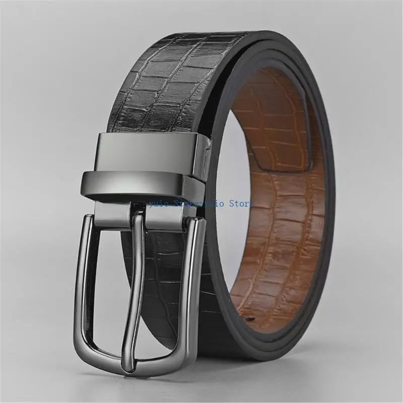 X7XB Reversible Belt Casual Outfits Belt Buckle Double Side Use for Men Gift
X7XB Reversible Belt Casual Outfits Belt Buckle Double Side Use for Men Gift