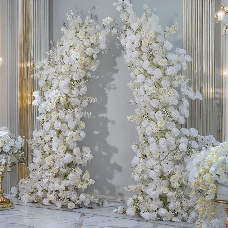 230CM Artificial White Phalaenopsis Oxhorn Flowers with Roses Ideal for Wedding Stage Backdrops Outdoor Booth Decor
230CM Artificial White Phalaenopsis Oxhorn Flowers with Roses Ideal for Wedding Stage Backdrops Outdoor Booth Decor