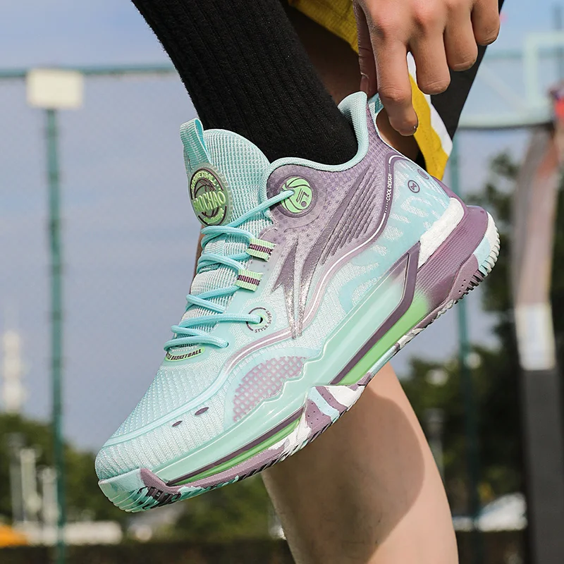 Men's Athletic Basketball Sneakers Breathable Cushioning Non-Slip Wearable Gym Training Running Shoes for Men And Women
Men's Athletic Basketball Sneakers Breathable Cushioning Non-Slip Wearable Gym Training Running Shoes for Men And Women