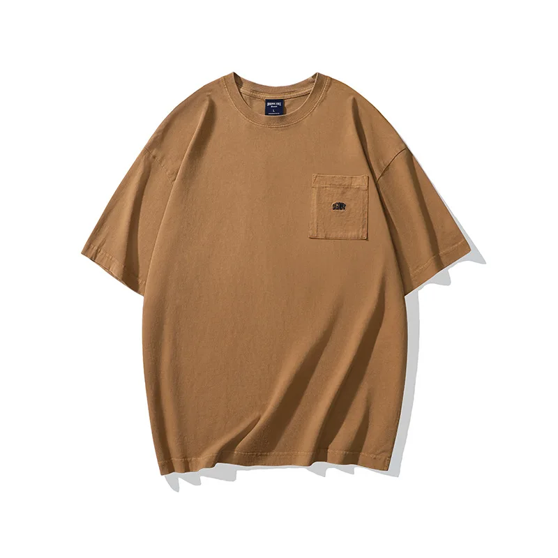 Z8018 Summer Fashion Men's Casual Basics T-shirt High Quality Short Sleeve O-neck Pocket Embroidery Comfortable Loose Daily Tops
Z8018 Summer Fashion Men's Casual Basics T-shirt High Quality Short Sleeve O-neck Pocket Embroidery Comfortable Loose Daily Tops