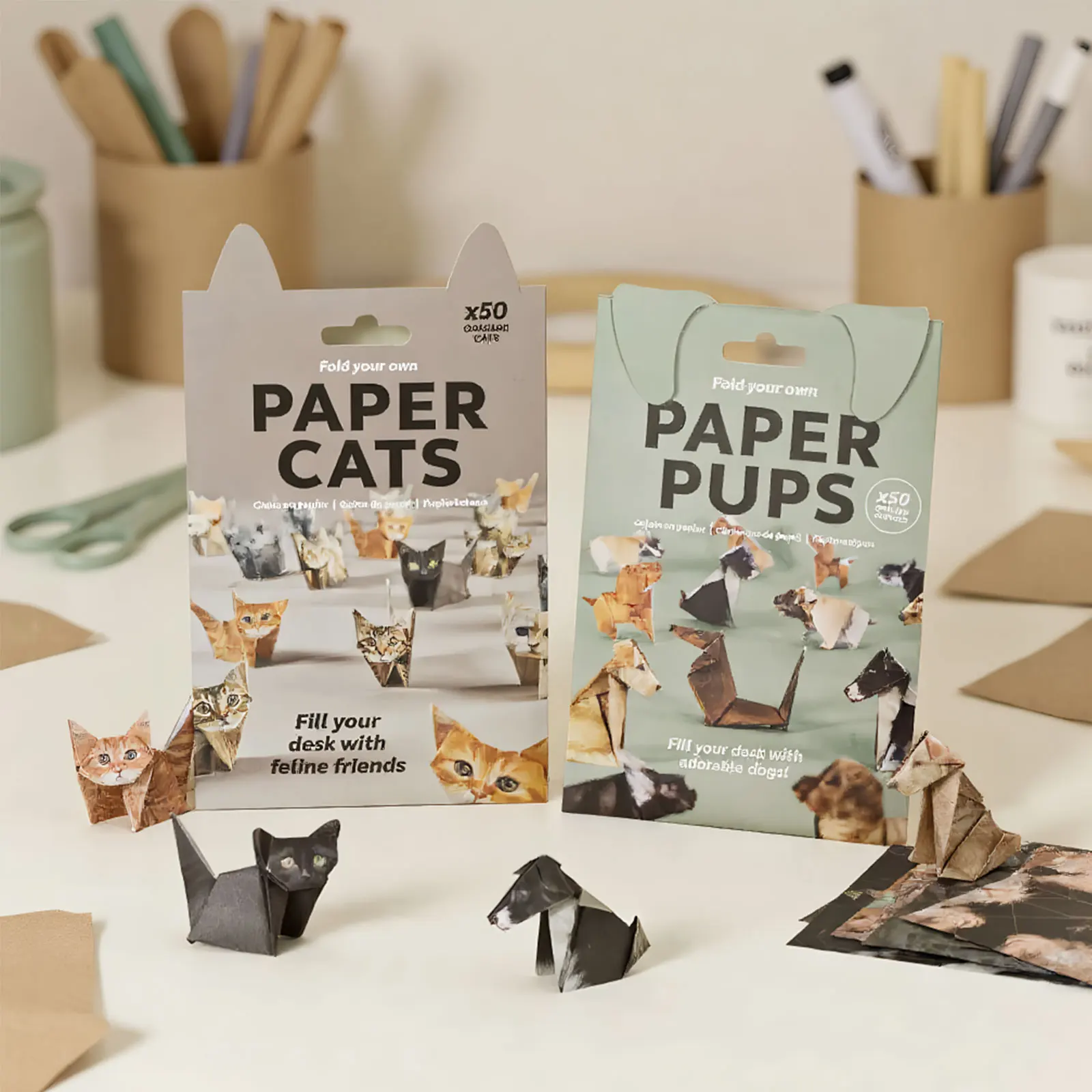 DIY Creative Cat, Dog, Dinosaur & Animal Folding Craft Paper Set - Handmade Children's Gifts & Home Decor
DIY Creative Cat, Dog, Dinosaur & Animal Folding Craft Paper Set - Handmade Children's Gifts & Home Decor