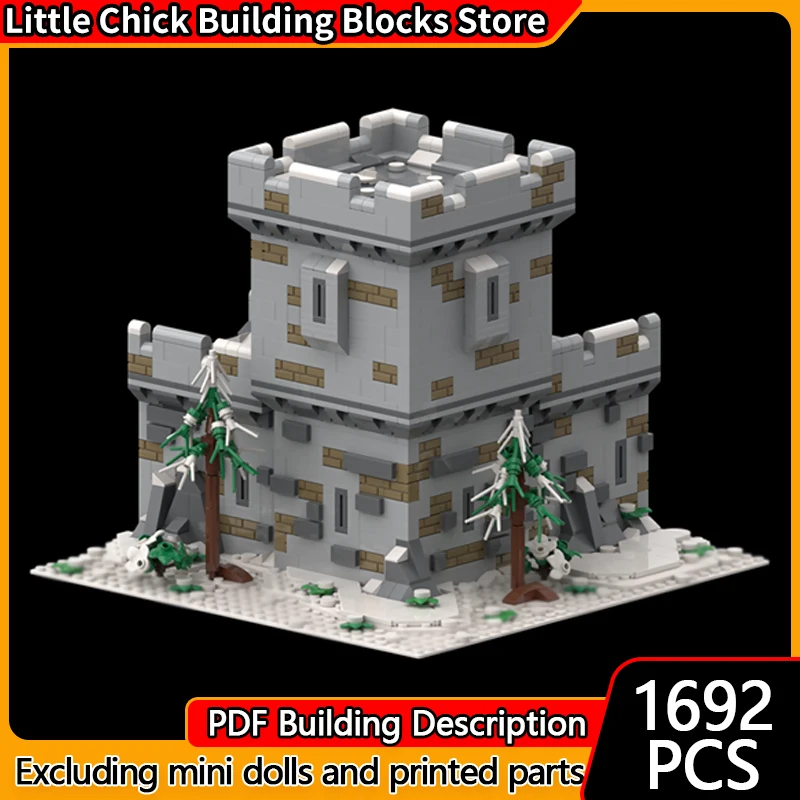 Medieval Castle Model MOC Building Bricks Winter Outer Tower Wall Modular Technology Children Holiday Gifts Assemble Toys Suit
Medieval Castle Model MOC Building Bricks Winter Outer Tower Wall Modular Technology Children Holiday Gifts Assemble Toys Suit