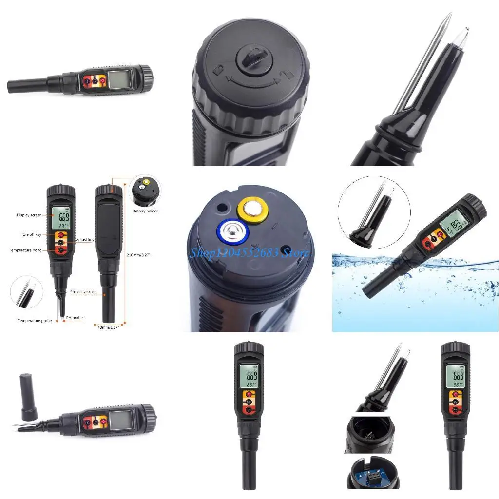 Y6GD Meter 0-14PH Temp Acidity Tester Digital Meter Handheld Soil Detector for Meat Cheese Bread Fruit
Y6GD Meter 0-14PH Temp Acidity Tester Digital Meter Handheld Soil Detector for Meat Cheese Bread Fruit