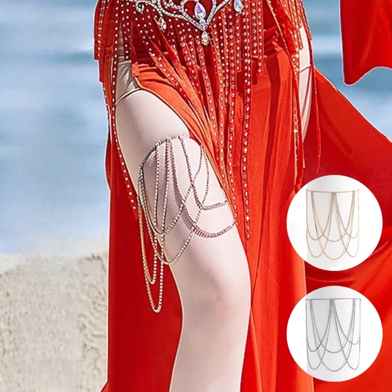 BellyDance Accessories for Women Oriental Dance Performance Costume Accessories Chain Gold and Silver Shiny Leg Chain Foot Belts
BellyDance Accessories for Women Oriental Dance Performance Costume Accessories Chain Gold and Silver Shiny Leg Chain Foot Belts
