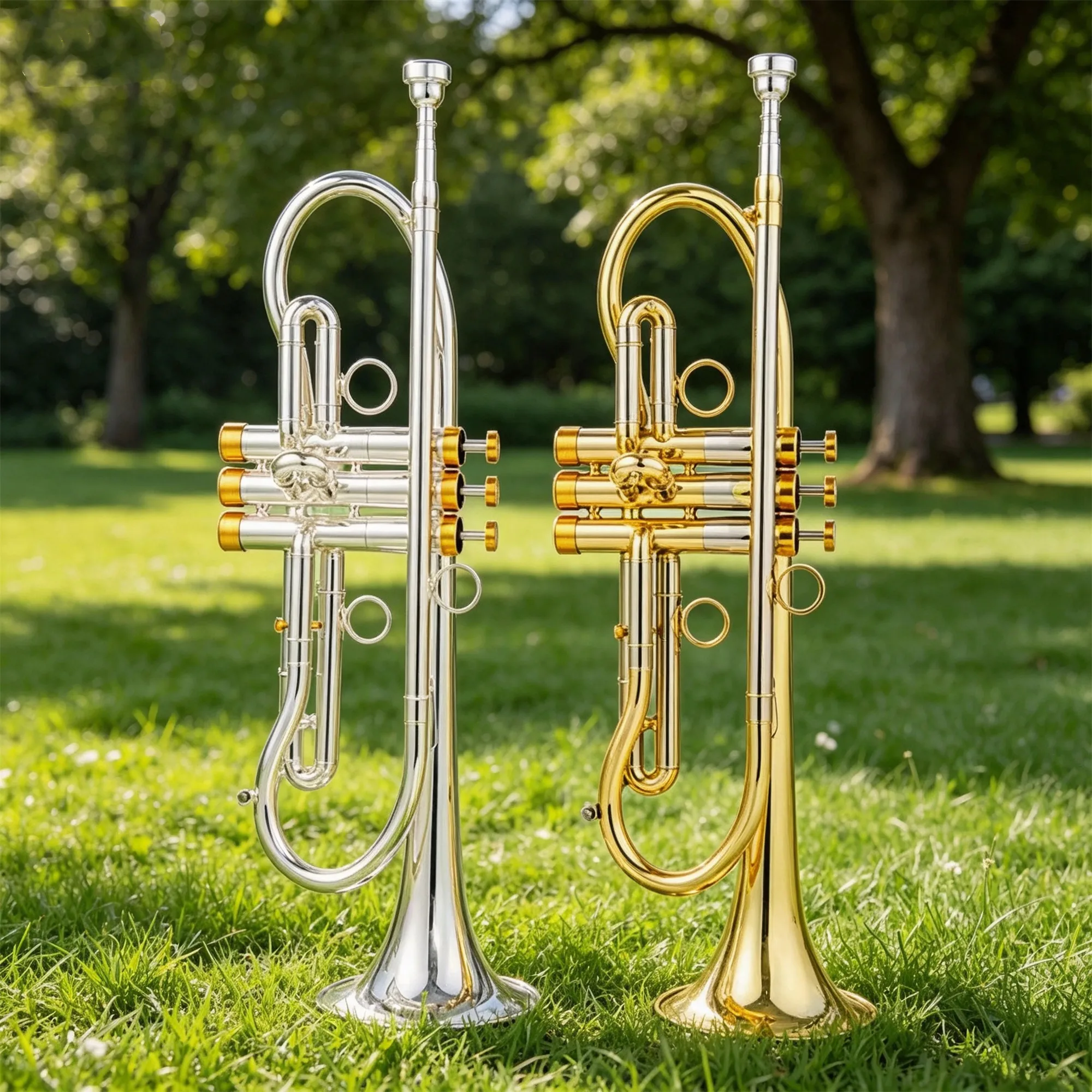 Vincent Bach Professional Trumpet Advanced Custom Bb Tune Brass Instrument with Gold Plated Surface for Musicians
Vincent Bach Professional Trumpet Advanced Custom Bb Tune Brass Instrument with Gold Plated Surface for Musicians