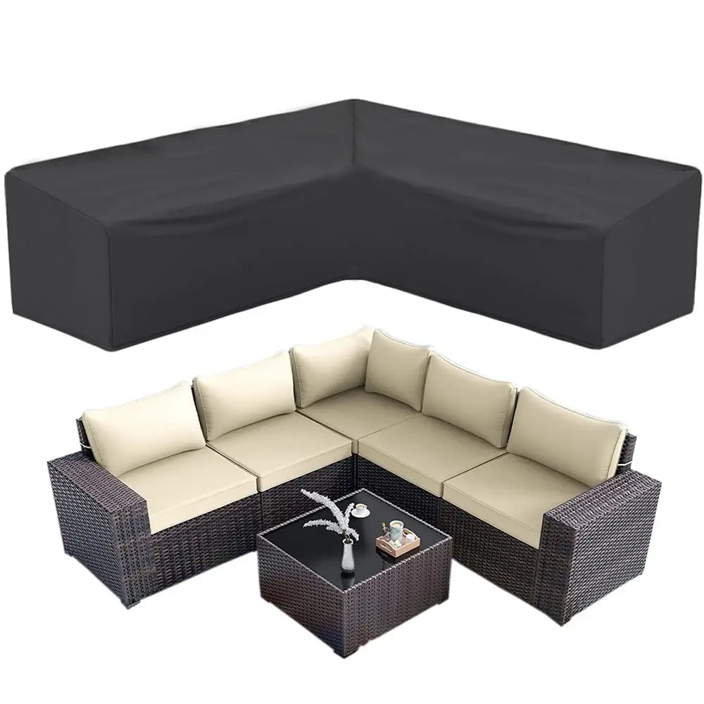 Outdoor Sectional Cover, Waterproof Patio Sectional Couch Cover, Garden Lawn Patio Furniture Covers(L-Shaped-Right Facing-104
Outdoor Sectional Cover, Waterproof Patio Sectional Couch Cover, Garden Lawn Patio Furniture Covers(L-Shaped-Right Facing-104