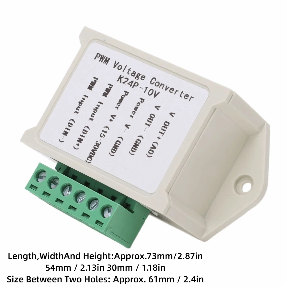 0‑10V PWM Voltage Converter 0-100% Signal Stable Connection Analog Digital Conversion Module PWM to Voltage Module
0‑10V PWM Voltage Converter 0-100% Signal Stable Connection Analog Digital Conversion Module PWM to Voltage Module