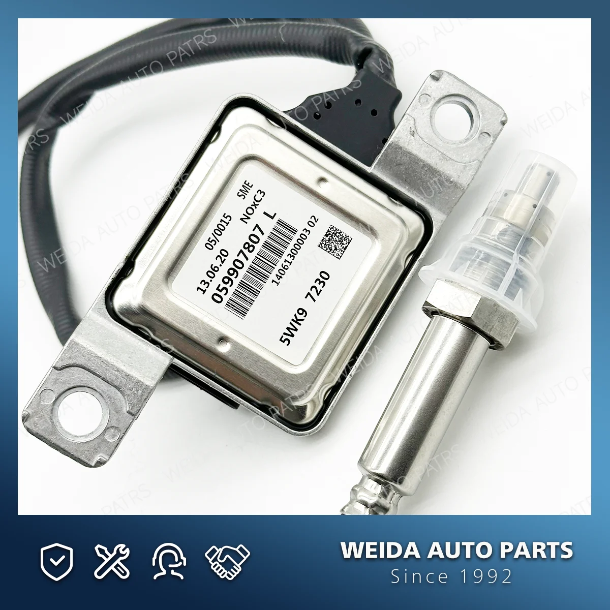 059907807L 5WK97230 New Nitrogen Oxide Sensor NOx Sensor For VW Touareg 2010-2018 3.0 TDI Porsche Cayenne 2014 5WK9 7030
059907807L 5WK97230 New Nitrogen Oxide Sensor NOx Sensor For VW Touareg 2010-2018 3.0 TDI Porsche Cayenne 2014 5WK9 7030
