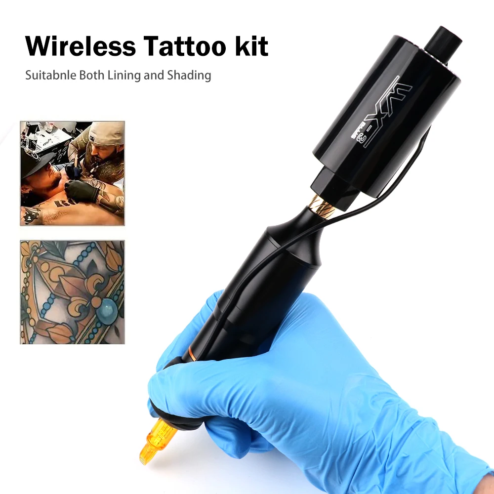 Wireless Tattoo Pen Kit With Ring Switch RCA Jack Rotary Tattoo Machine With LED Tattoo Power Supply Professional Tattoo Kit
Wireless Tattoo Pen Kit With Ring Switch RCA Jack Rotary Tattoo Machine With LED Tattoo Power Supply Professional Tattoo Kit