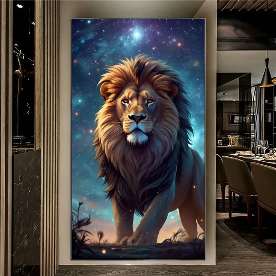 Diamond Painting Starry Sky Animals Lion Art Cross Stitch Diamond Mosaic Picture Embroidery crystal Beaded Handicraft
Diamond Painting Starry Sky Animals Lion Art Cross Stitch Diamond Mosaic Picture Embroidery crystal Beaded Handicraft