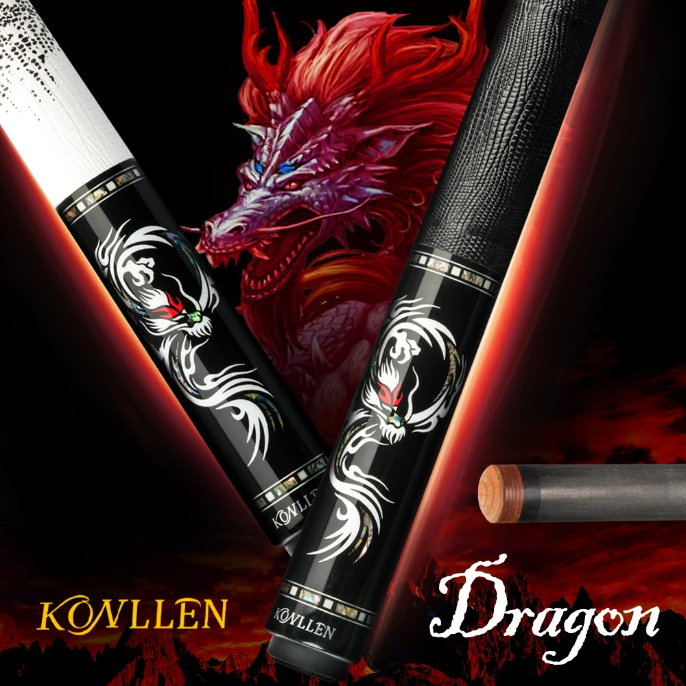 KONLLEN Billiards Pool Cue Stick Carbon Fiber Real Inlay Billiard Cue Carbon Energy Technology Leather Grip Kit with Extension
KONLLEN Billiards Pool Cue Stick Carbon Fiber Real Inlay Billiard Cue Carbon Energy Technology Leather Grip Kit with Extension