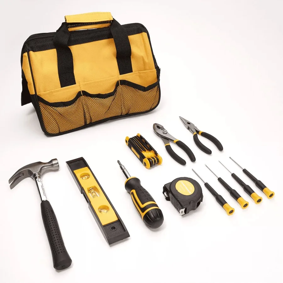 Power Source 21-piece Tool Set with Storage Bag for DIY Home Improvement Great Gifts for Men, Dad, Gadgets for men Orange
Power Source 21-piece Tool Set with Storage Bag for DIY Home Improvement Great Gifts for Men, Dad, Gadgets for men Orange