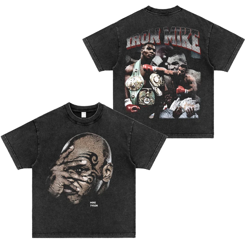 2025 Original Tyson Boxing Champion Tyson American Vintage Digital Direct Printing T-shirt with Washed and Aged Collar, Short
2025 Original Tyson Boxing Champion Tyson American Vintage Digital Direct Printing T-shirt with Washed and Aged Collar, Short