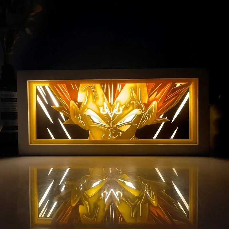 Dragon Ball Paper Carving Lamp Sayajins Goku Vegeta Broly Night Lamp Gohan Birthday Gift for Boys Acrylic LED Night Lamp
Dragon Ball Paper Carving Lamp Sayajins Goku Vegeta Broly Night Lamp Gohan Birthday Gift for Boys Acrylic LED Night Lamp