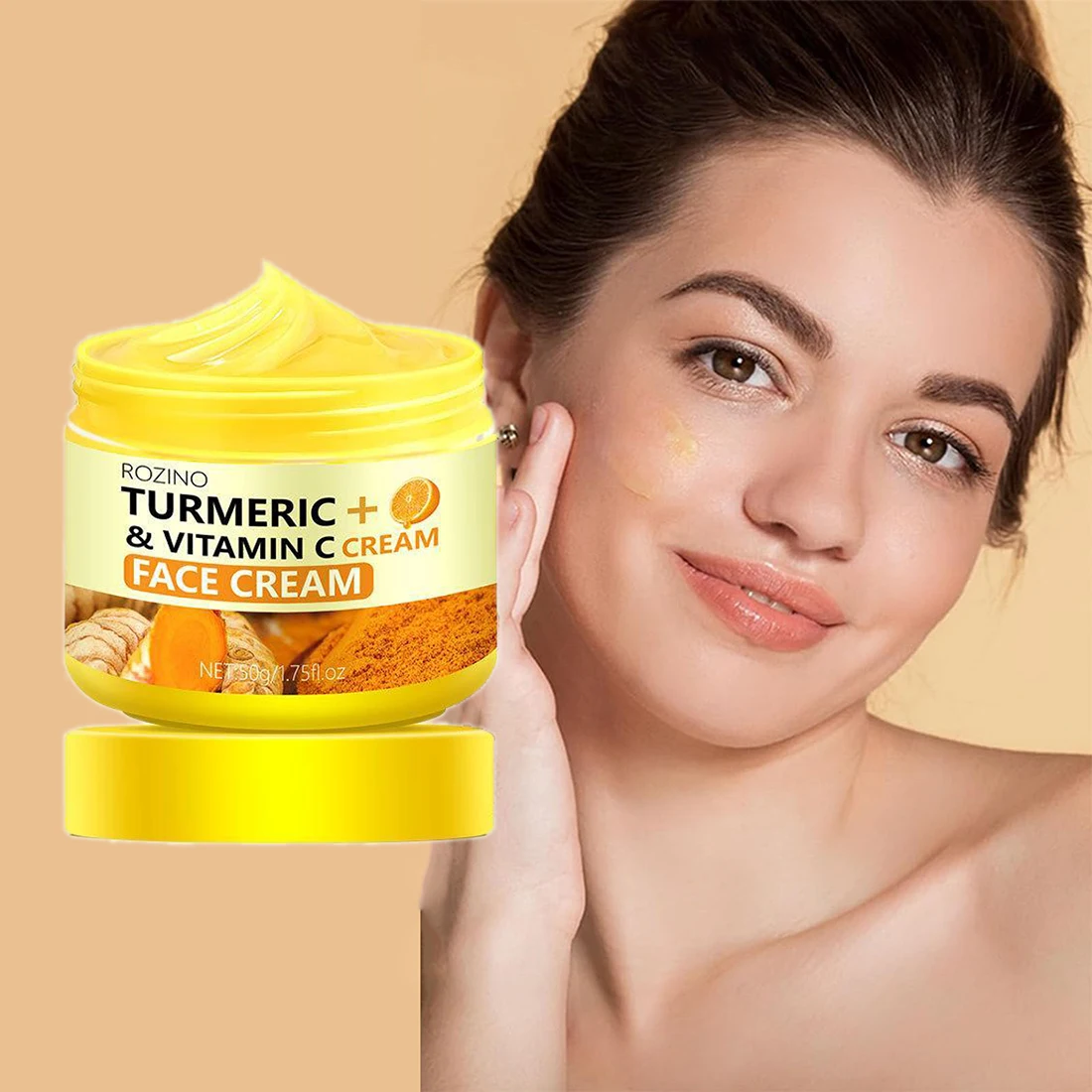 1/2 PCS Turmeric Face Moisturizer Face Cream With Vitamin C Hydrating Firming Soothing Brightening For Face & Body Skin Care
1/2 PCS Turmeric Face Moisturizer Face Cream With Vitamin C Hydrating Firming Soothing Brightening For Face & Body Skin Care