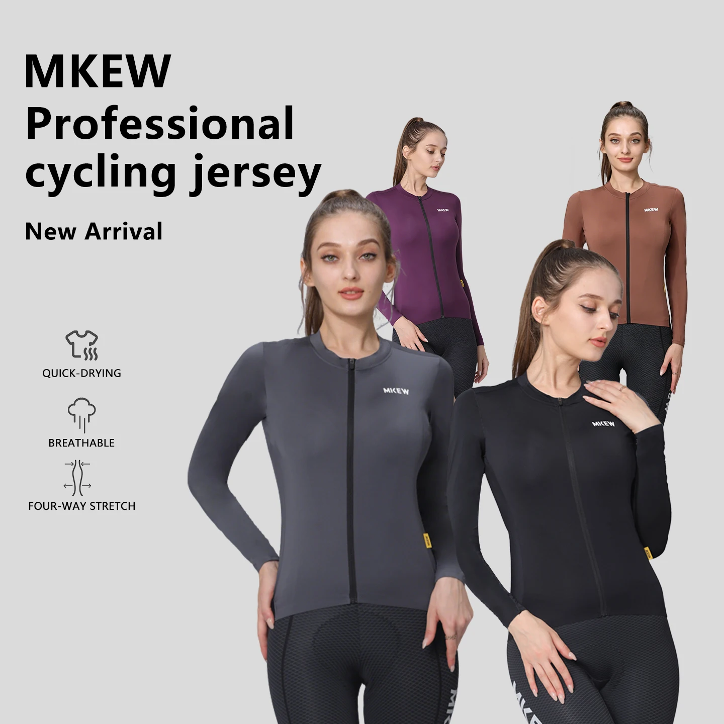 MKEW Women's Cycling Clothing Spring Autumn Long Sleeve Cycling Jersey Quick Drying Women's Bicycle Clothes
MKEW Women's Cycling Clothing Spring Autumn Long Sleeve Cycling Jersey Quick Drying Women's Bicycle Clothes