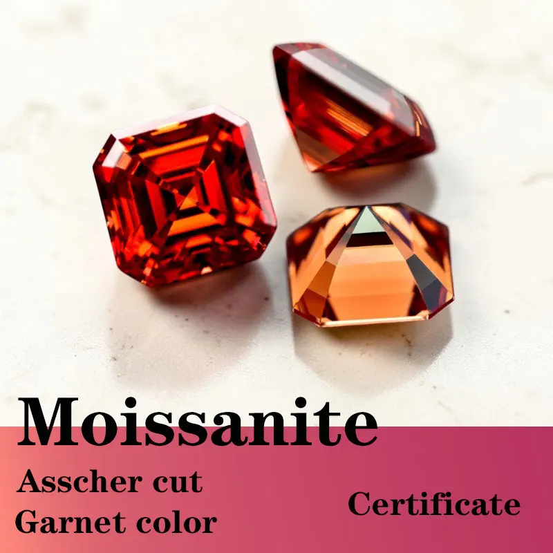 Муассанит лабораторного производства, квадратной формы, огранка Ашер, цвет граната, для самостоятельного изготовления ювелирных изделий, с сертификатом.
Муассанит лабораторного производства, квадратной формы, огранка Ашер, цвет граната, для самостоятельного изготовления ювелирных изделий, с сертификатом.