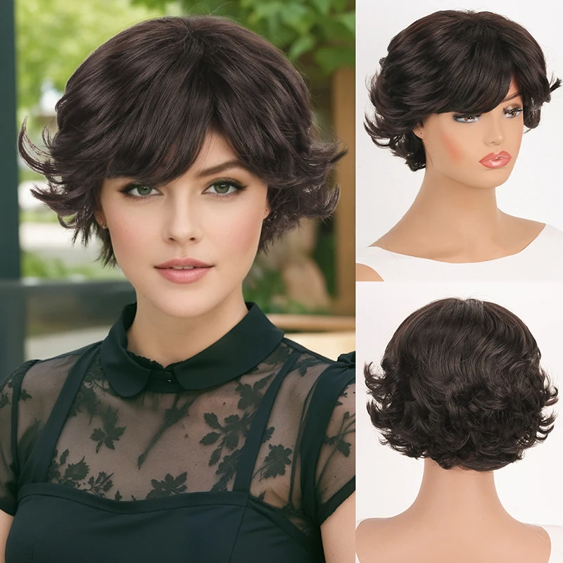 Synthetic Fashion Short Can DIY Styling Women's Wig High Temperature Silk Comfortable Fit Scalp Rose Hair Net High Density Wig
Synthetic Fashion Short Can DIY Styling Women's Wig High Temperature Silk Comfortable Fit Scalp Rose Hair Net High Density Wig