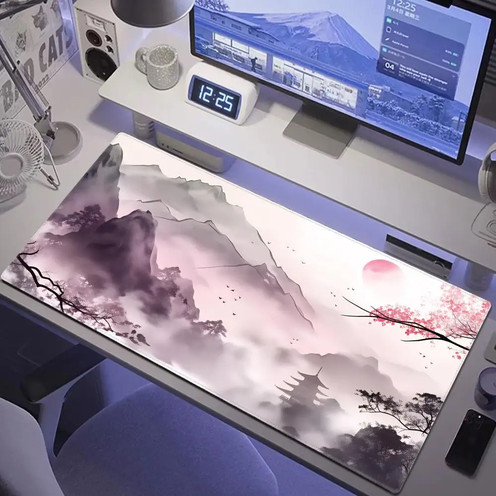 HYBXAXC Cherry Blossom Mountains Mouse Pad XXL Computer Accessories Game Table Mats Antislip Gaming Keyboard Mousepads Desk Pads
HYBXAXC Cherry Blossom Mountains Mouse Pad XXL Computer Accessories Game Table Mats Antislip Gaming Keyboard Mousepads Desk Pads