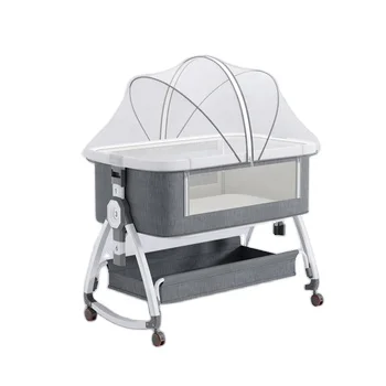 Waystarbaby Bedside Swing Baby Cradle Crib Sleeper Multifunction Baby Cot Bed Crib Foldable Aluminum Alloy for Baby Metal Modern
Waystarbaby Bedside Swing Baby Cradle Crib Sleeper Multifunction Baby Cot Bed Crib Foldable Aluminum Alloy for Baby Metal Modern