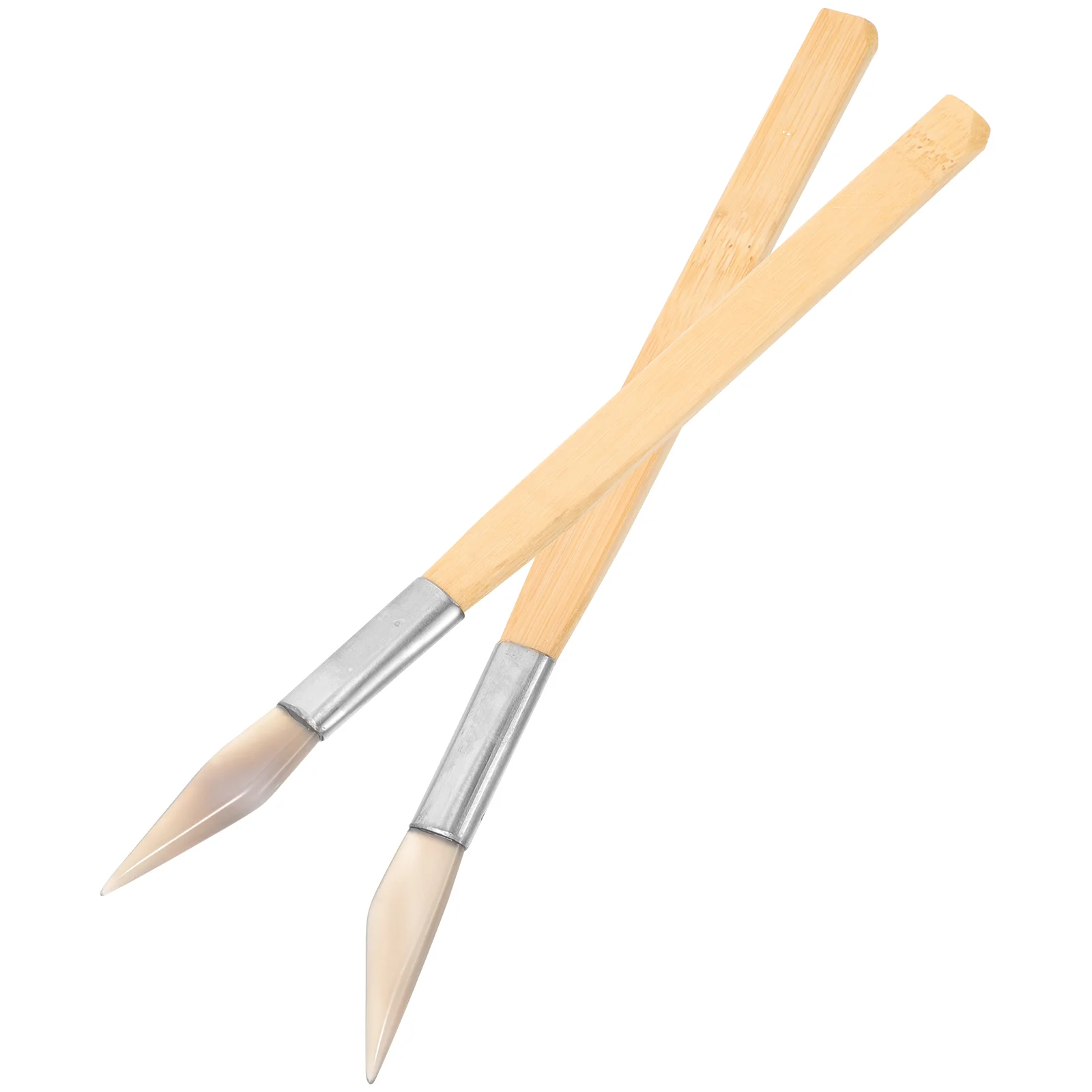 2 Pcs Agate Polishing Knife Natural Burnisher Bamboo Handle Jewelry Smoothing Tool for Professional Personal Use
2 Pcs Agate Polishing Knife Natural Burnisher Bamboo Handle Jewelry Smoothing Tool for Professional Personal Use
