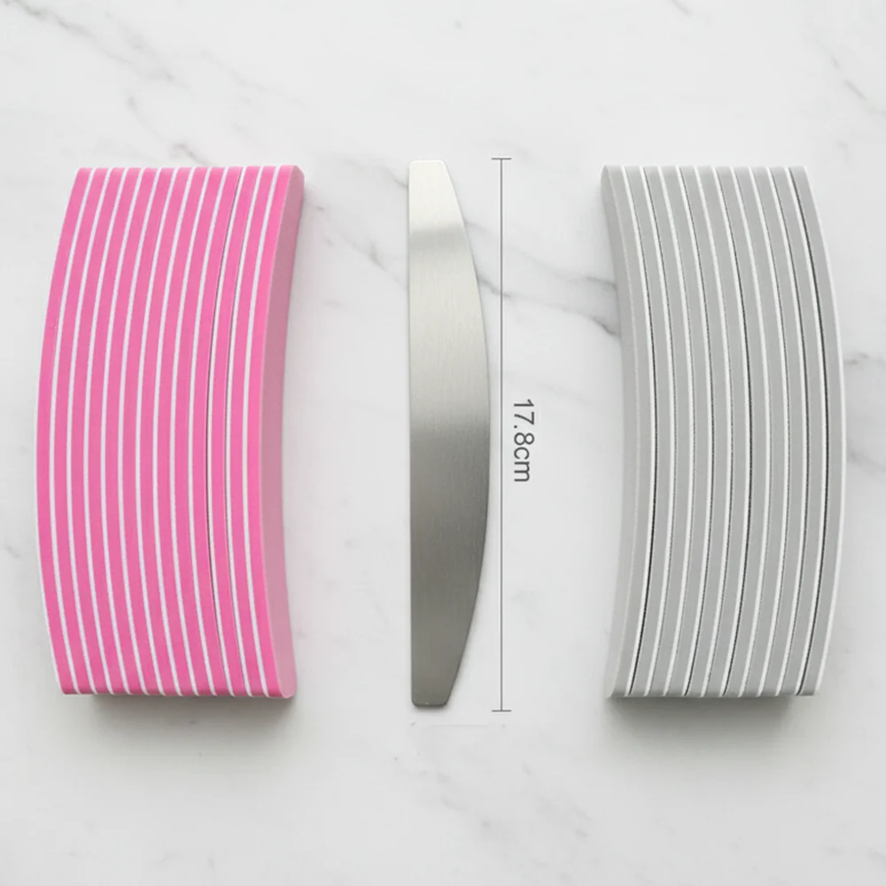 100Pcs Curve Sponge Nail Files Pad With Handle Removal Colorful Sandpaper Nails Art File 100# 180# Nails Supplies Manicure Tools
100Pcs Curve Sponge Nail Files Pad With Handle Removal Colorful Sandpaper Nails Art File 100# 180# Nails Supplies Manicure Tools
