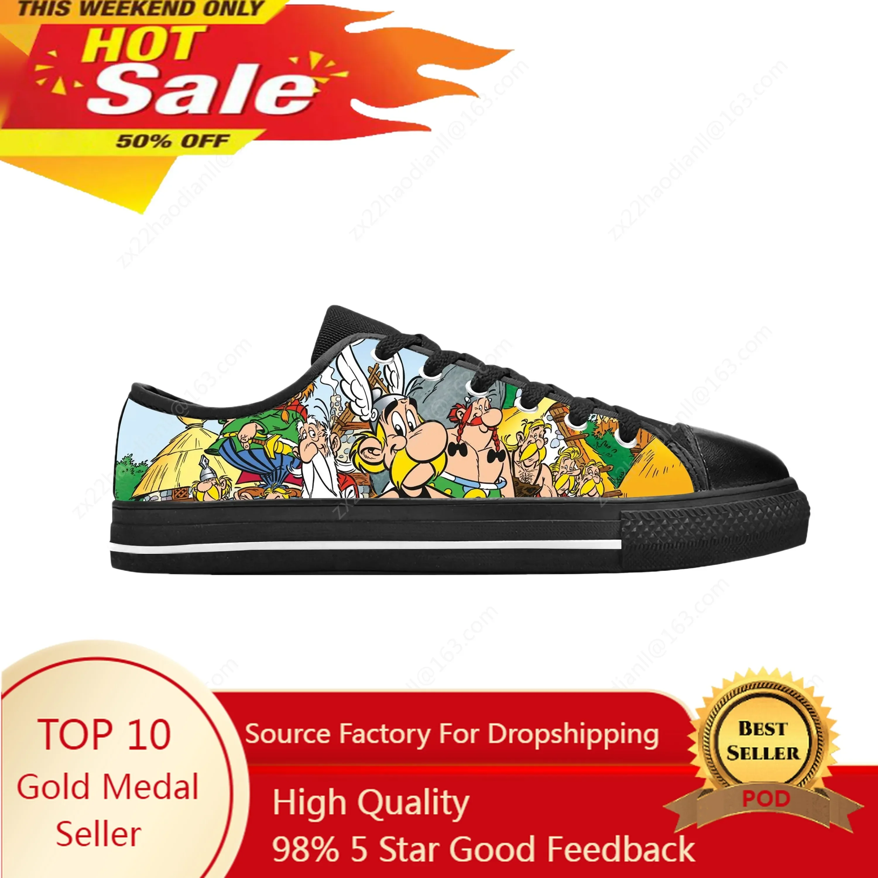 Asterix Adventure Obelix Low Top Sneaker Men Women Teenager Canvas High Quality Sneaker Casual Custom Made Shoes Custom Shoes
Asterix Adventure Obelix Low Top Sneaker Men Women Teenager Canvas High Quality Sneaker Casual Custom Made Shoes Custom Shoes