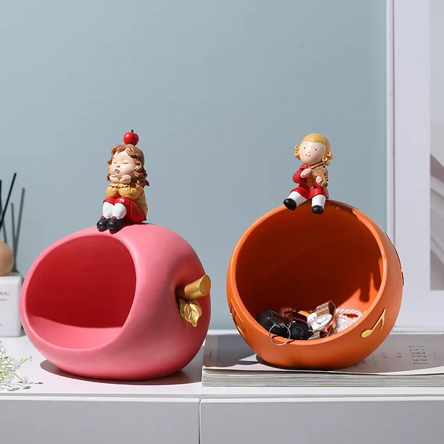Modern Cute Girl Resin Storage Box Ornaments Home Livingroom Desktop Furnishing Crafts Dining Table Store Sculpture Decoration
Modern Cute Girl Resin Storage Box Ornaments Home Livingroom Desktop Furnishing Crafts Dining Table Store Sculpture Decoration